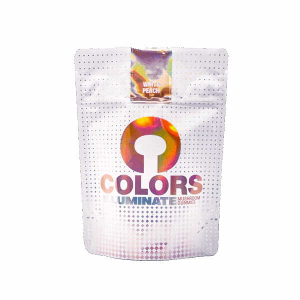 Colors Mushroom Gummies White Peach - Shroom Shipping - The Magic Mushroom Delivery